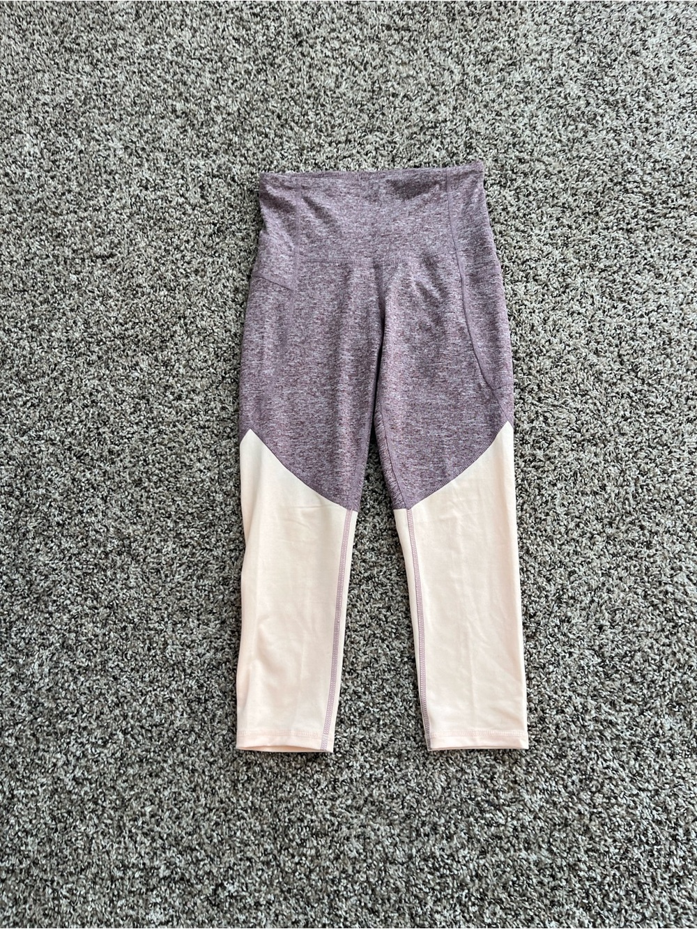 Champion Two-Tone Lavender and Light Pink Leggings